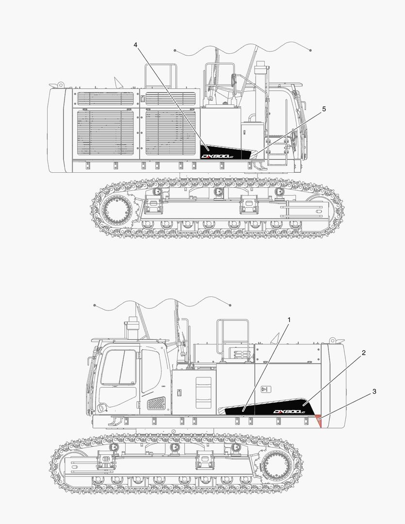 5190 DECAL - MACHINE NAME(NON CHINA)