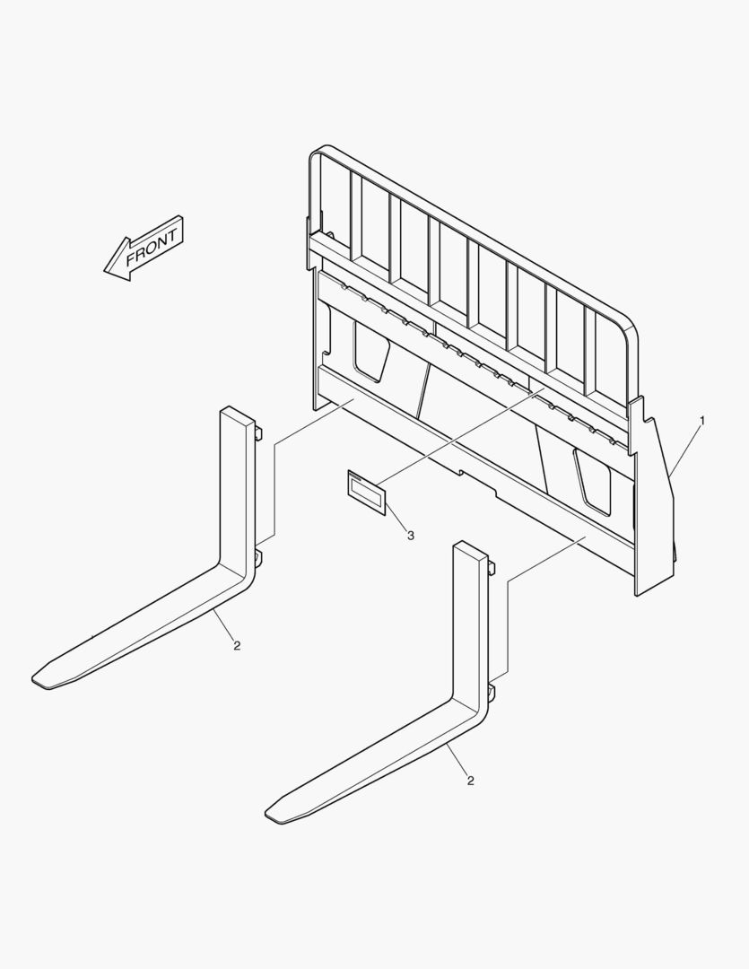Спецтехника 6310 PALLET FORK - главное фото