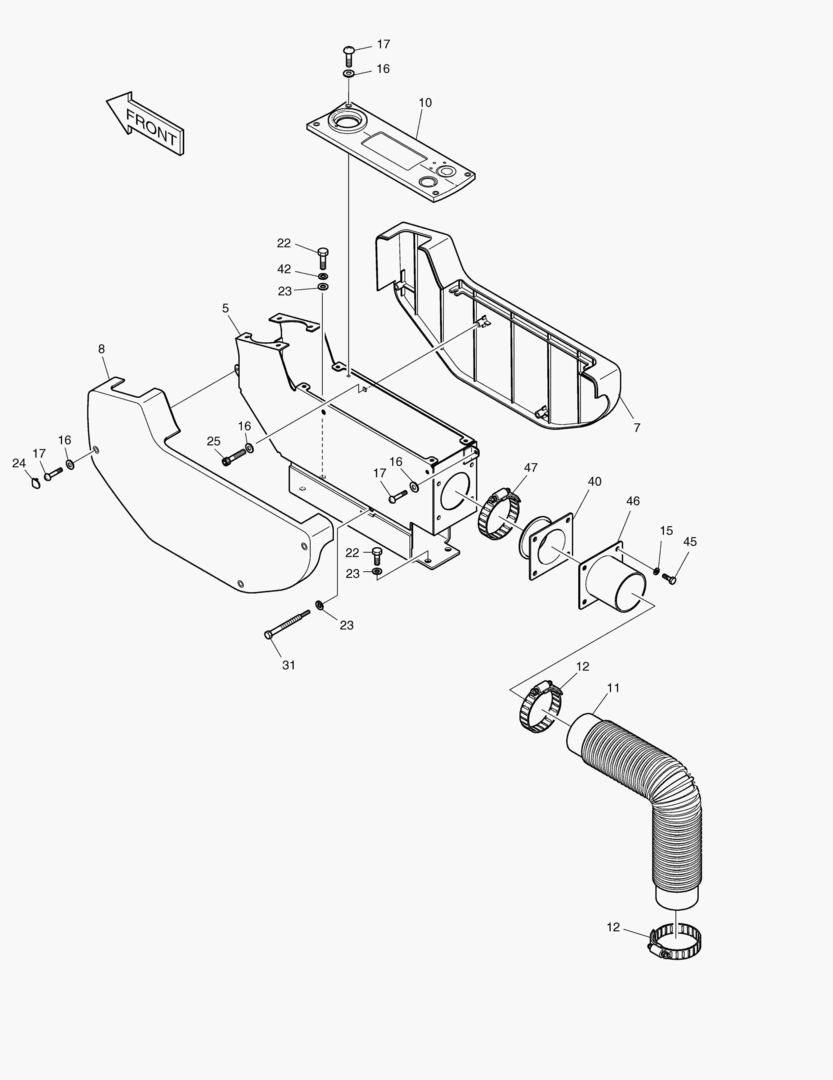 Схема ПУЛЬТ УПРАВЛЕНИЯ-ПРАВОСТОРОННИЙ