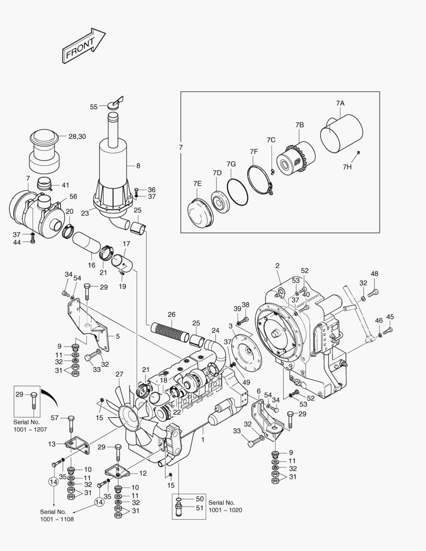 МОНТАЖ ДВИГАТЕЛЯ