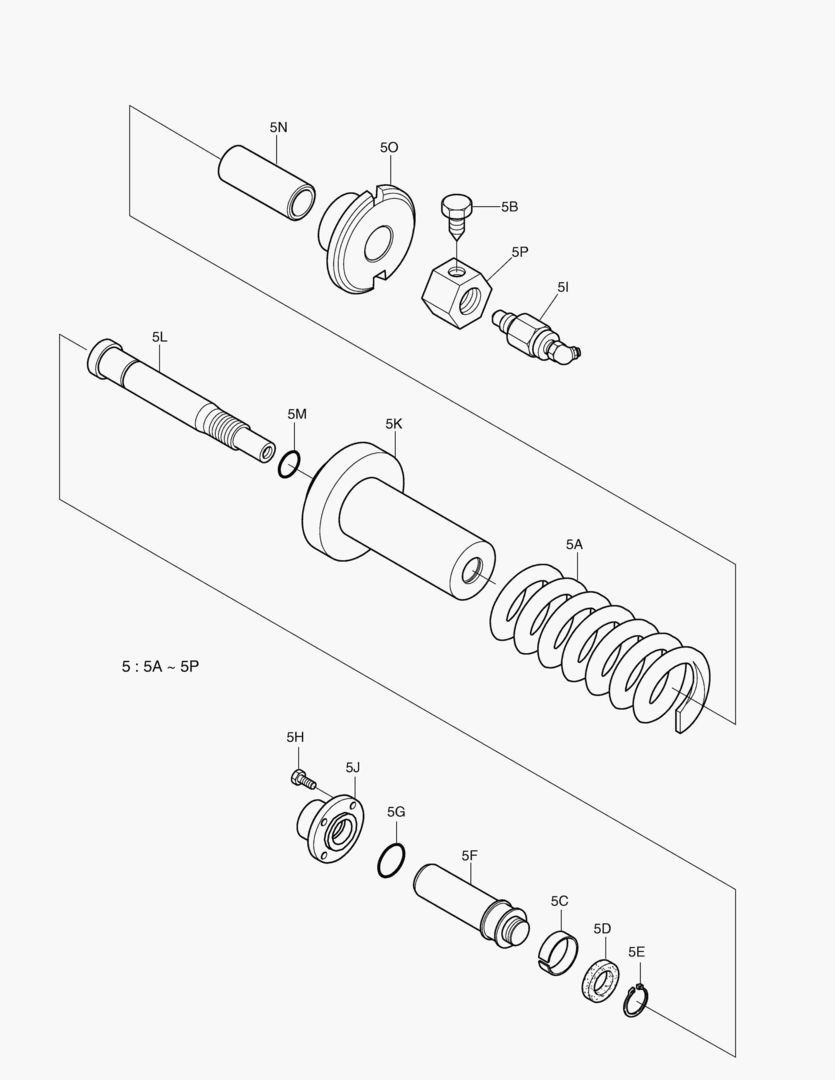 Схема ПРУЖИНЫ ГУСЕНИЦЫ