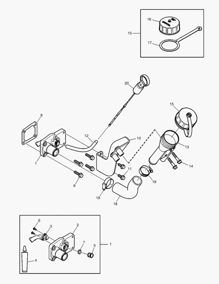 014 OIL FILTER, DIPSTICK