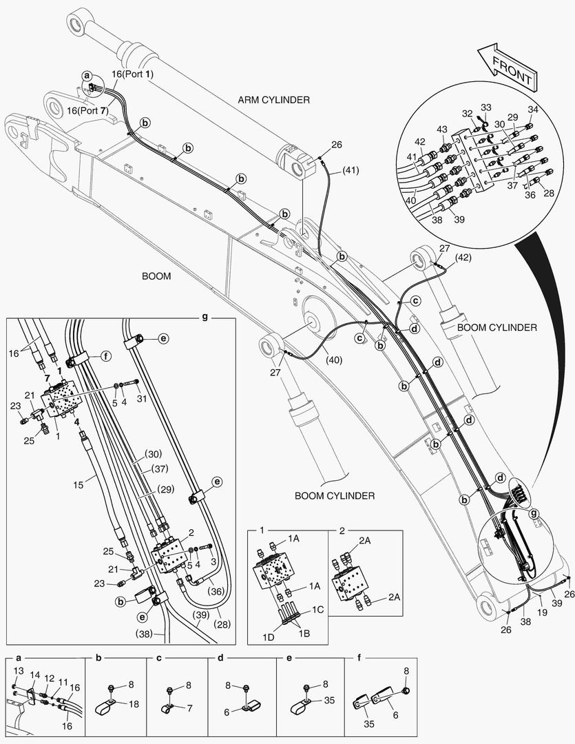 3171 LUBRICATION PIPING - BOOM [5085~]