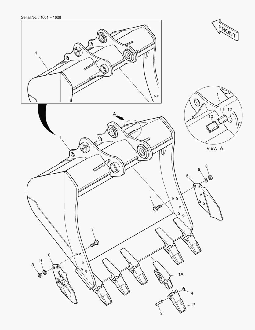 6880 BUCKET ASS`Y - 1.28mВі