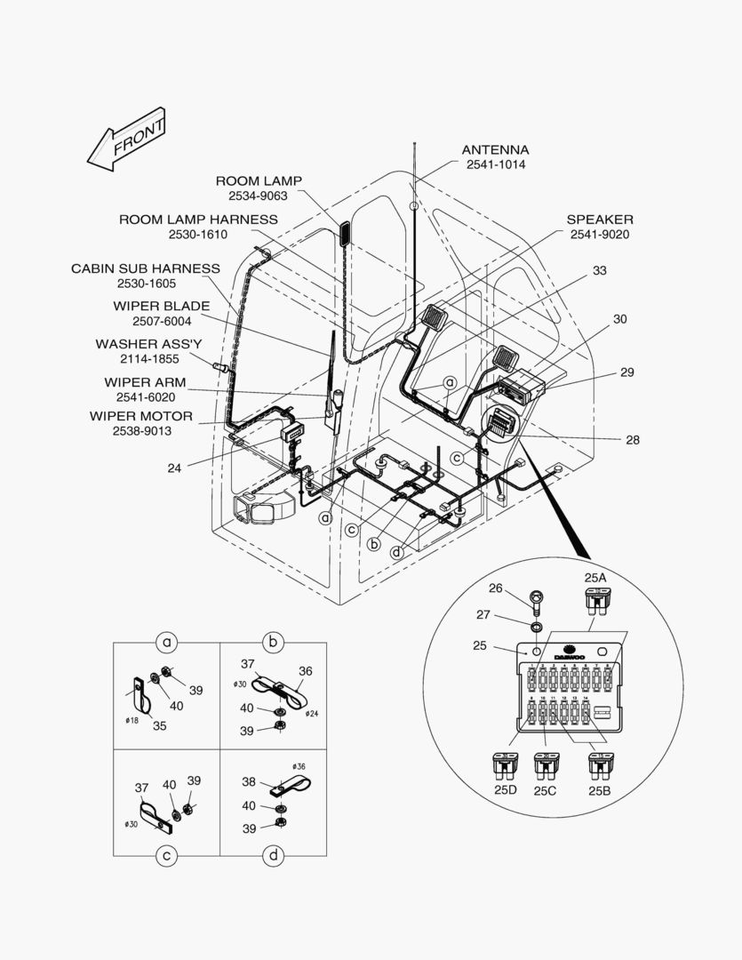 ЭЛЕКТРИЧЕСКИЕ ЗАПЧАСТИ(3)-КАБИНА