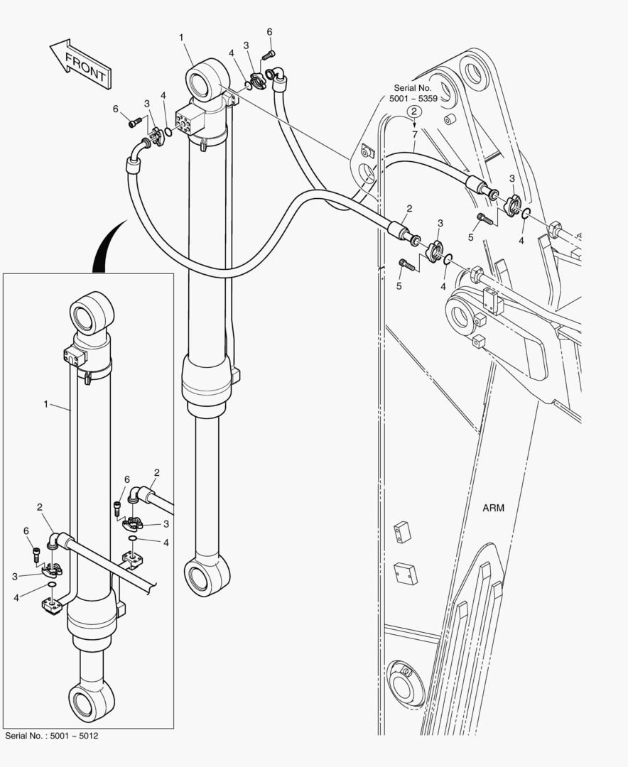 ГИДРОСИСТЕМА РУКОЯТИ - РУКОЯТЬ 2.4 м(ОСОБО ПРОЧНЫЙ)