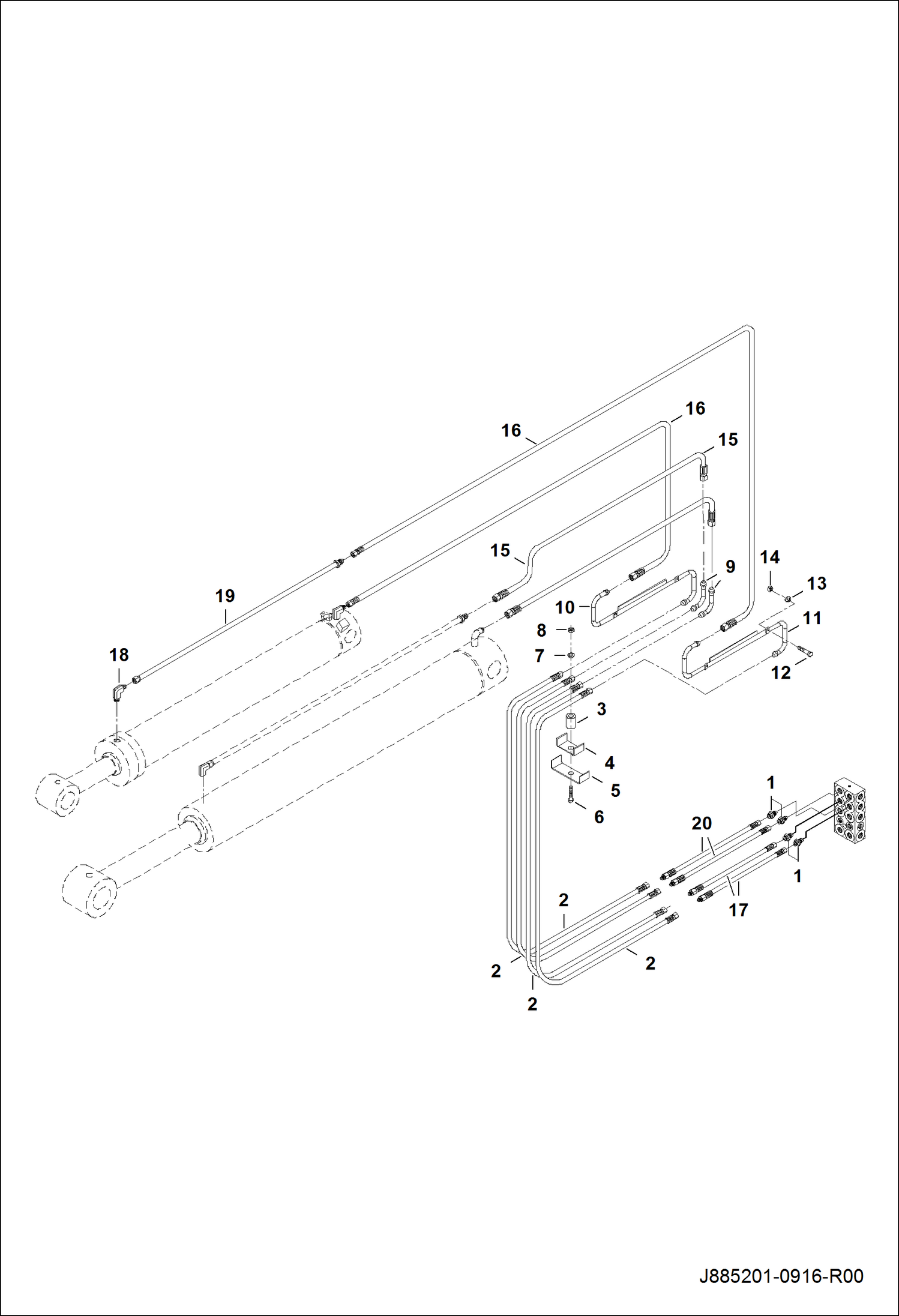 СХЕМА УВЕЛИЧЕННЫХ ЦИЛИНДРОВ