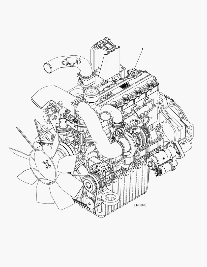 5290 DECAL - ENGINE EMISSION [5001~5571]