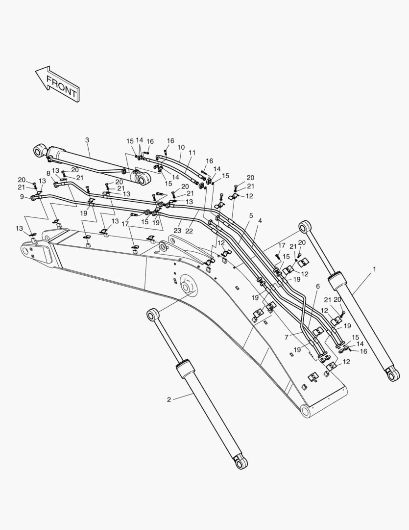 ГИДРОСИСТЕМА СТРЕЛЫ