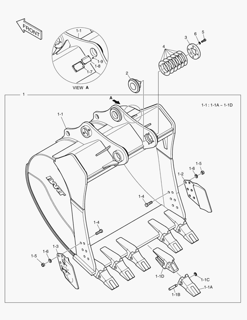 6970 BUCKET ASS`Y - 2.01mВі(63`) - H.D
