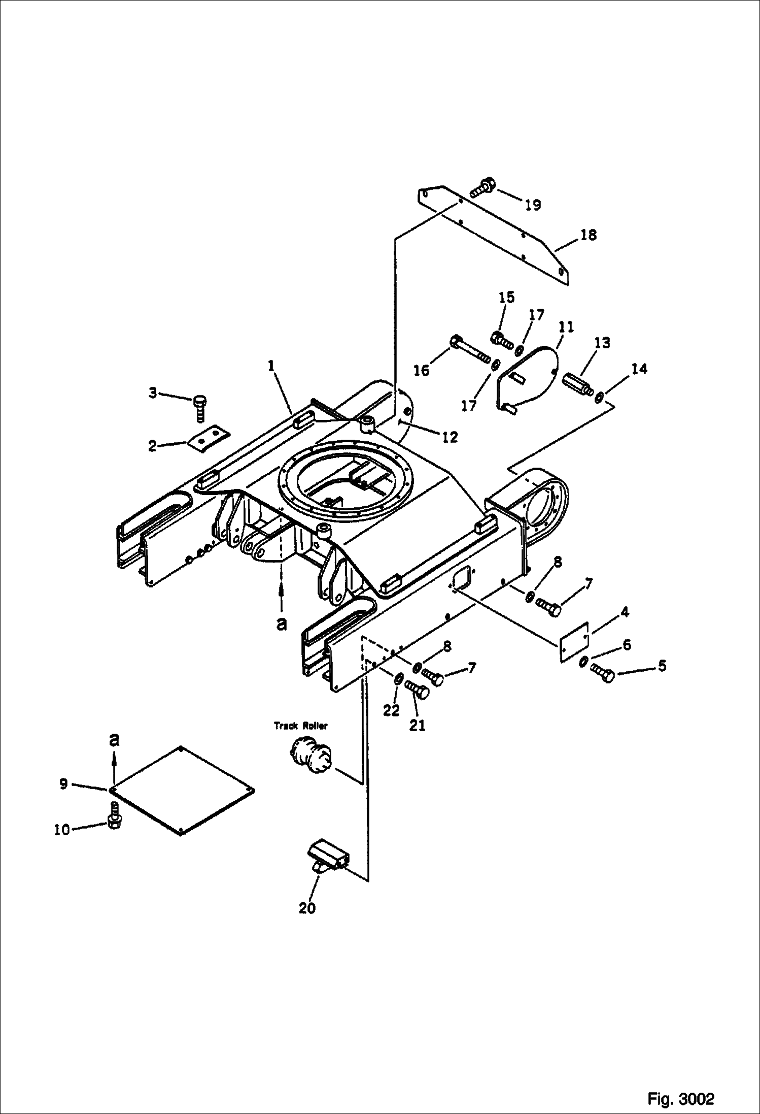 РАМА ГУСЕНИЦЫ (ДЛЯ РЕЗИНОВОГО БАШМАКА)
