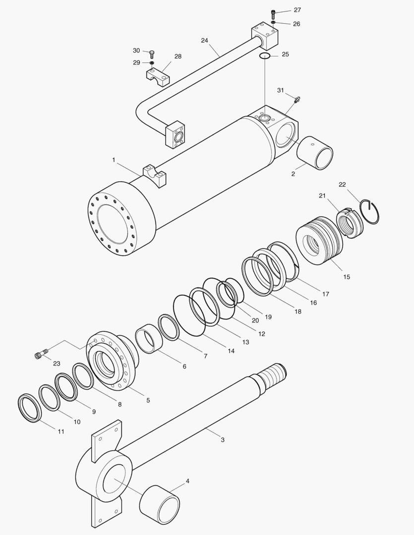 3581 BUCKET CYLINDER [1168~]