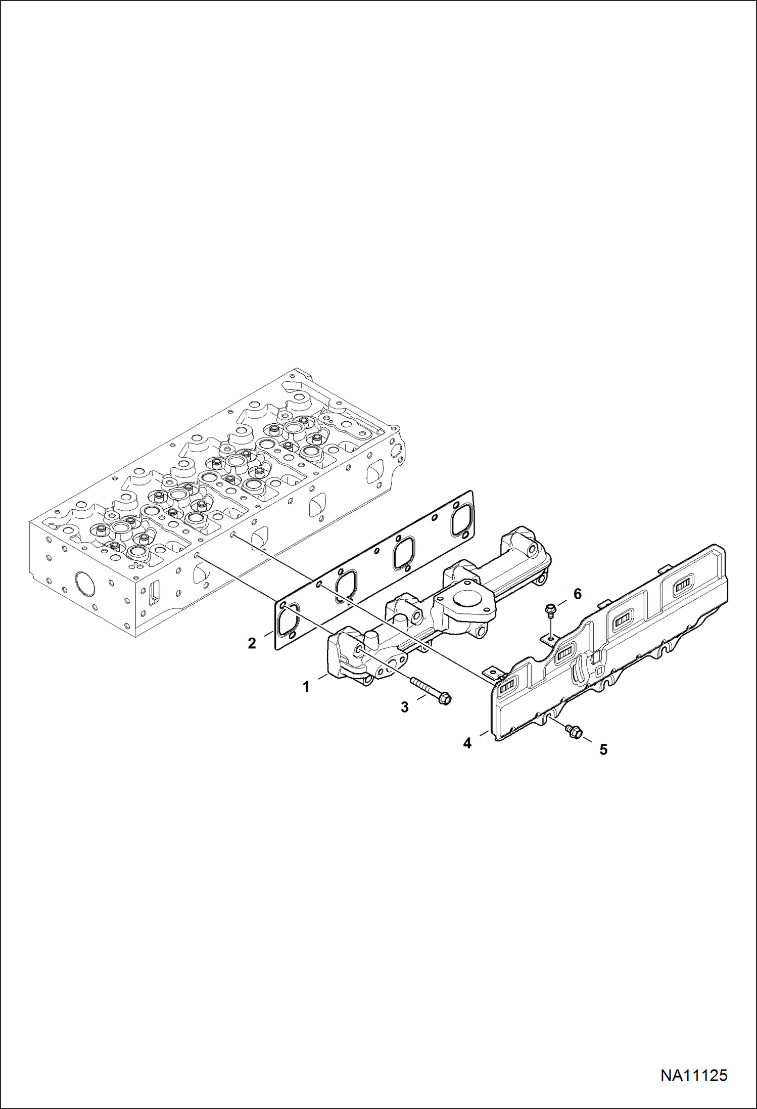 ВЫХЛОПНОЙ ТРУБОПРОВОД ДВИГАТЕЛЯ