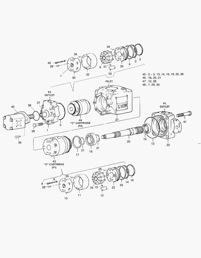 3311 PUMP,TRIPLE VALVE [330~]