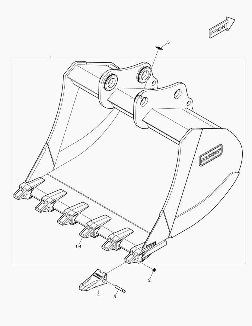7420 BUCKET ASS`Y - 3.28mВі - H CLASS
