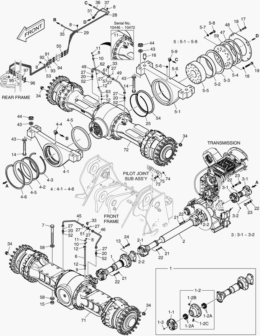 1200 AXLE & DRIVE SHAFT