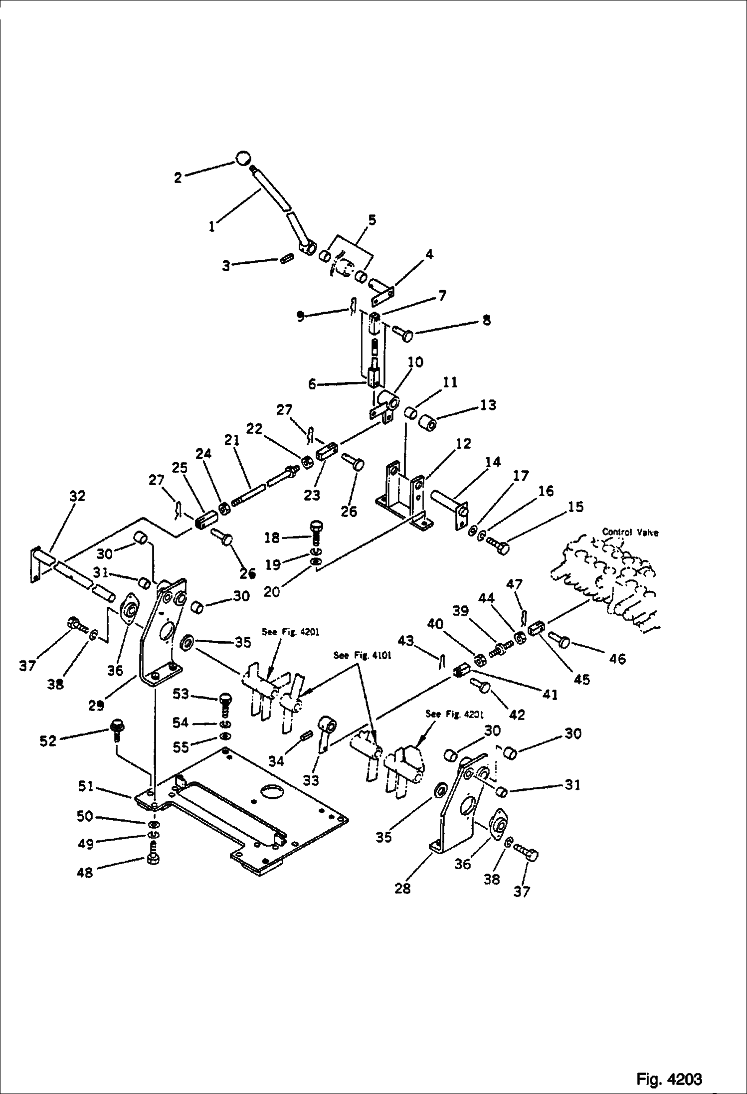 РЫЧАГ УПРАВЛЕНИЯ ОТВАЛОМ