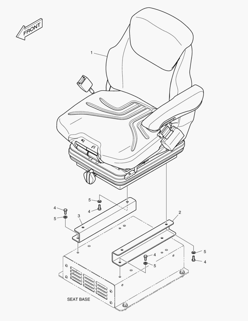 Схема КРЕСЛО - МЕХАНИЧЕСКАЯ СИСТЕМА