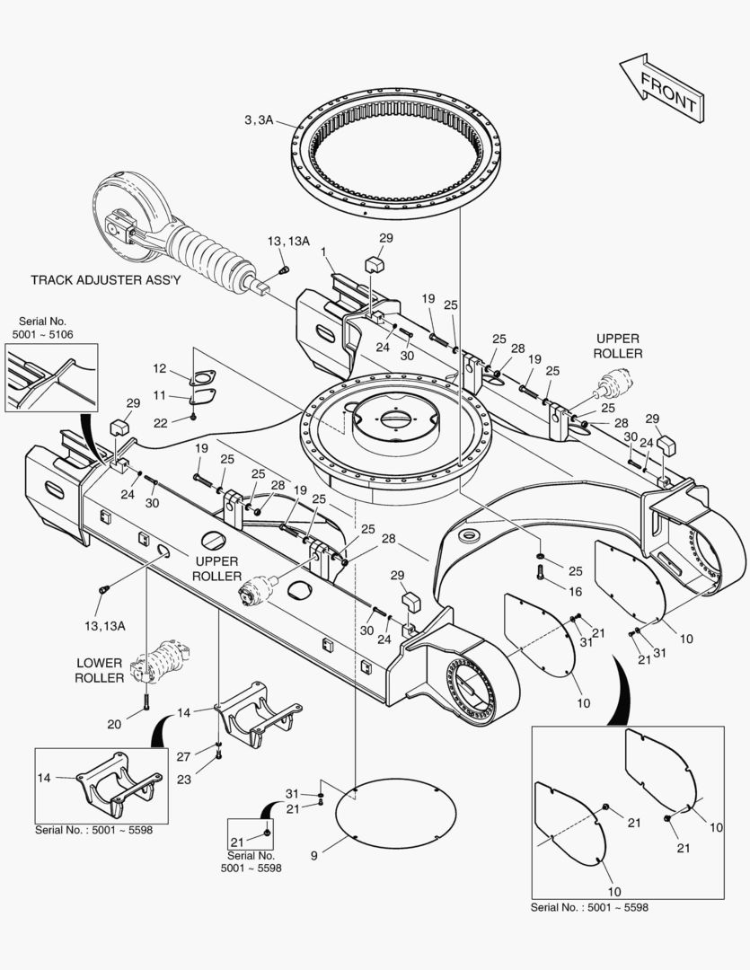 РАМА ГУСЕНИЦЫ