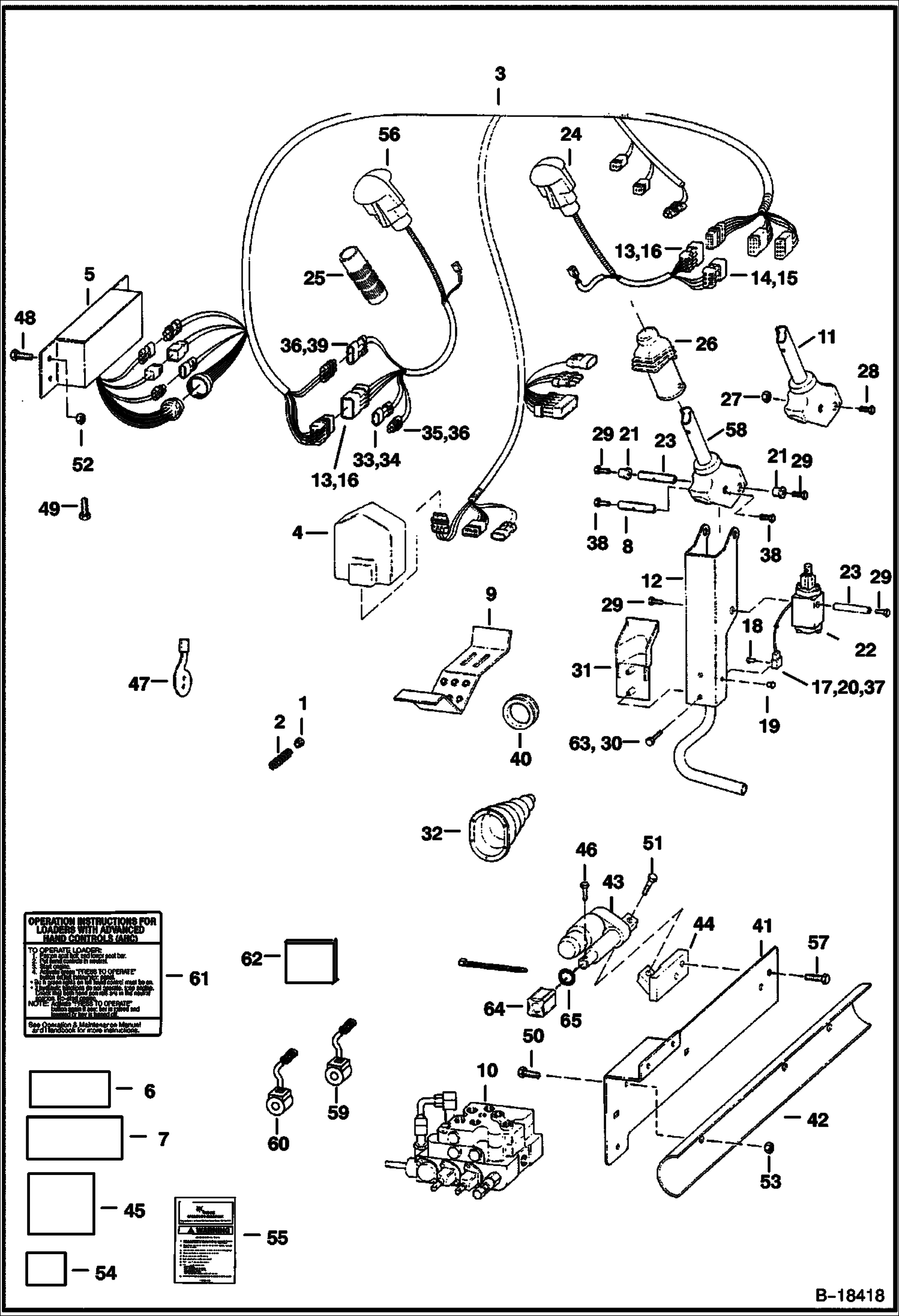 ЭЛЕКТРИЧЕСКИЕ СХЕМЫ УПРАВЛЕНИЯ (СИСТЕМА УСОВЕРШЕНСТВОВАННОГО РУЧНОГО УПРАВЛЕНИЯ (ОПЦИЯ))
