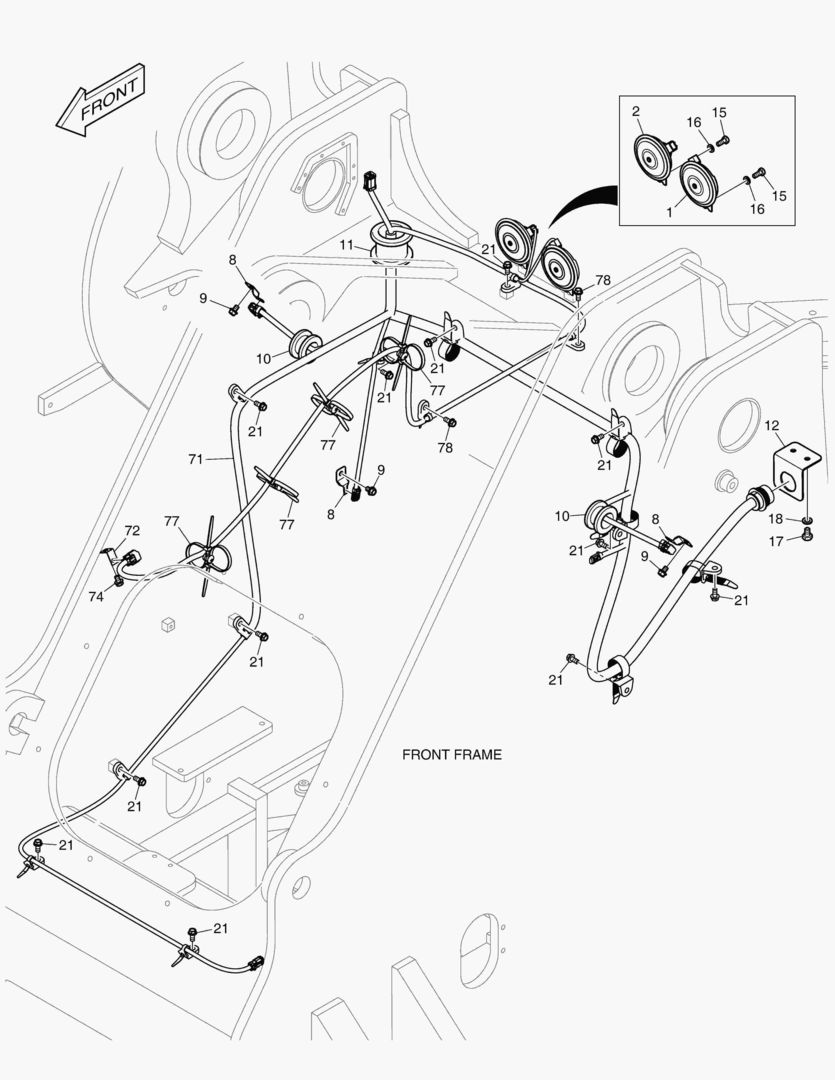 1601 ELECTRIC PARTS - FRONT [10079~]