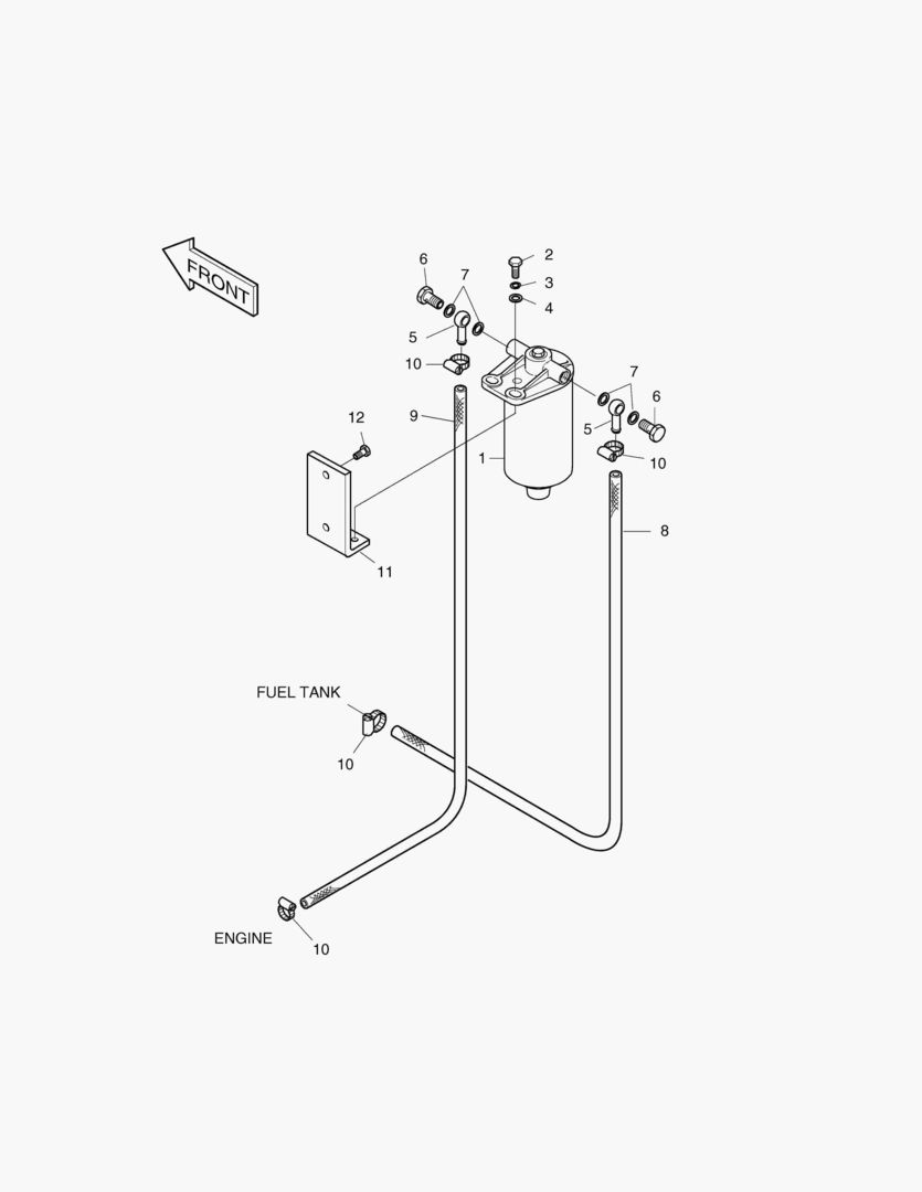 ФИЛЬТР ДЛЯ ДВУХКОМПОНЕНТНОГО ТОПЛИВА