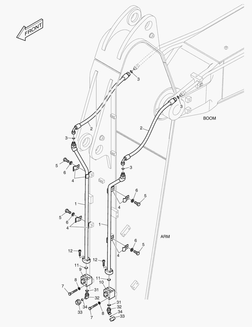 Спецтехника 6300 ARM PIPING - ROTATING(ARM 2.75m) - главное фото