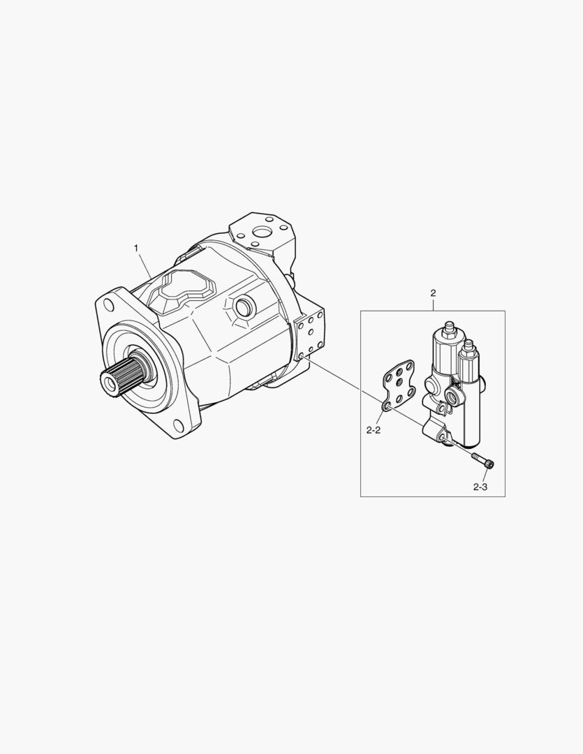 НАСОС РУЛЕВОГО УПРАВЛЕНИЯ - ЗАДНИЙ