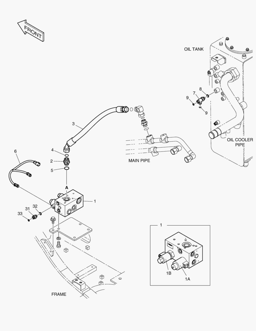 Схема ГЛАВНАЯ МАГИСТРАЛЬ - СТРЕЛА ПЛАВАЮЩЕГО ТИПА(ЗАМОК)