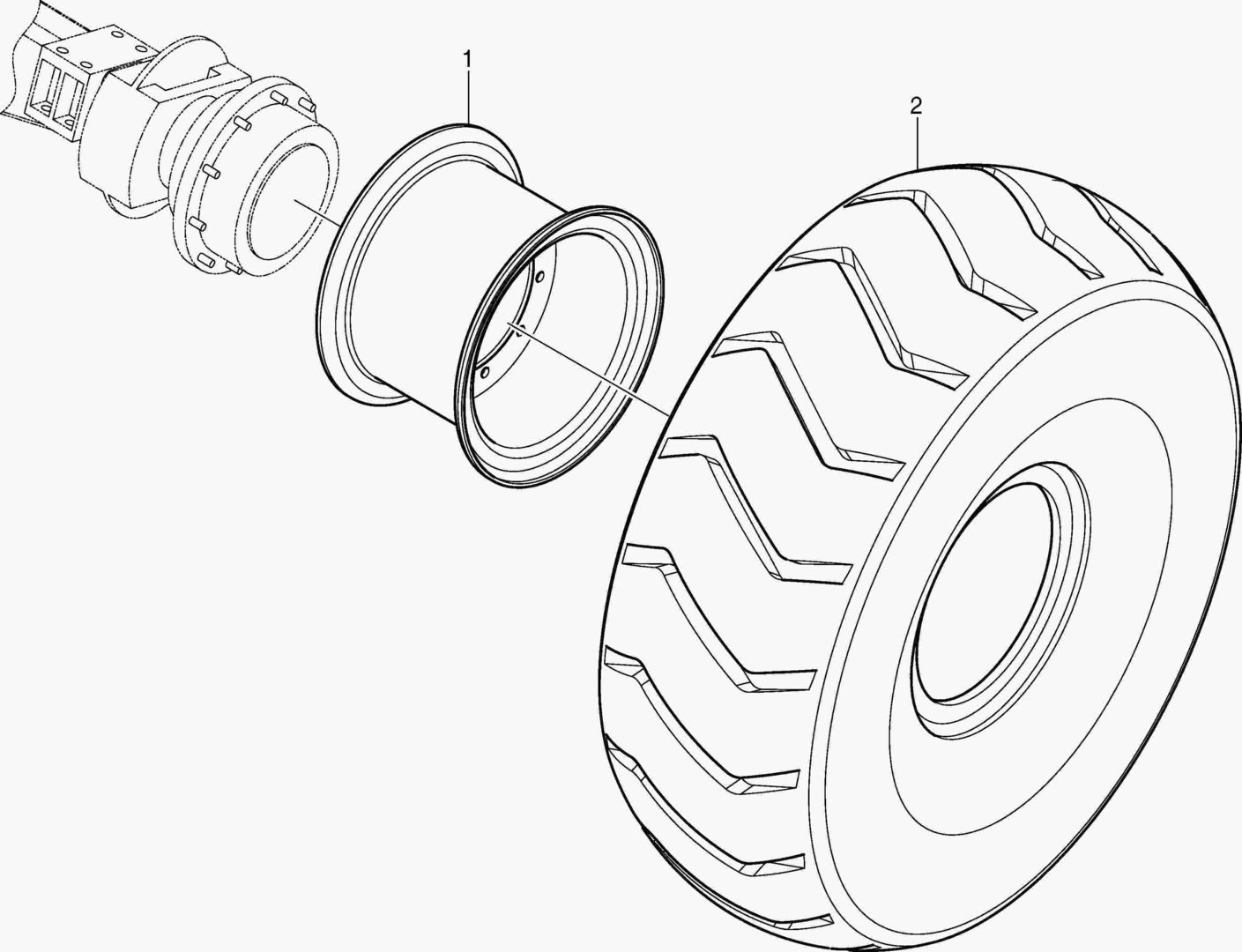 5230 TIRE&RIM ASS`Yпј€FOR DESERT TUBELESSпј‰