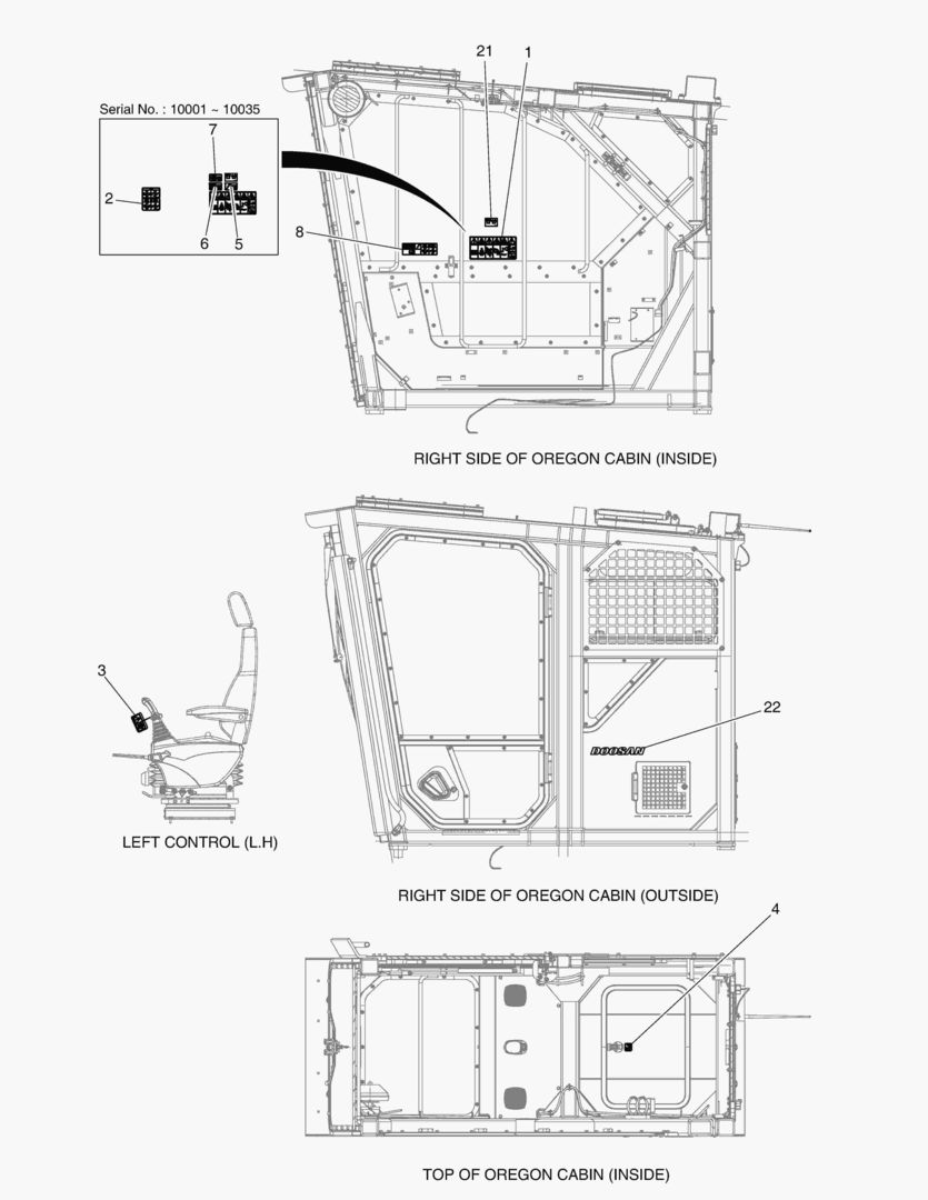 ЗАВОДСКАЯ ТАБЛИЧКА - КАБИНА