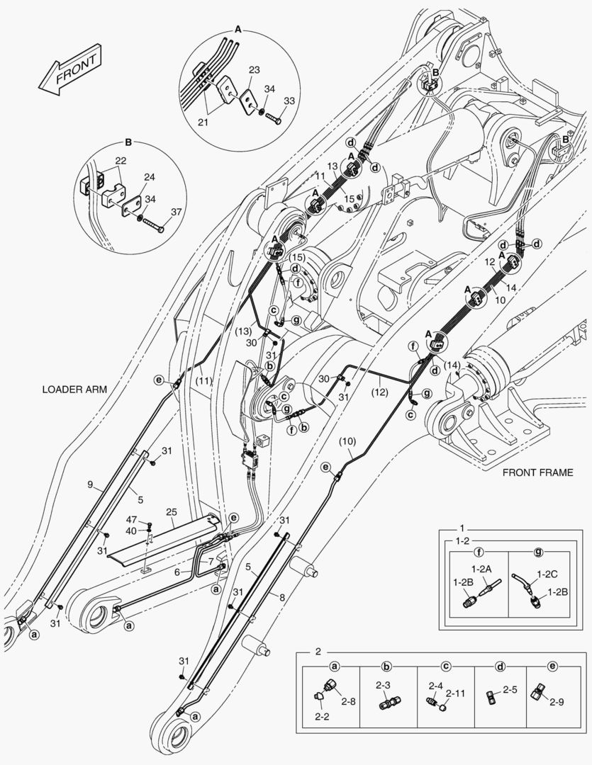 ТРУБОПРОВОД СМАЗОЧНОЙ СИСТЕМЫ - ДЛИННАЯ СТРЕЛА(1)