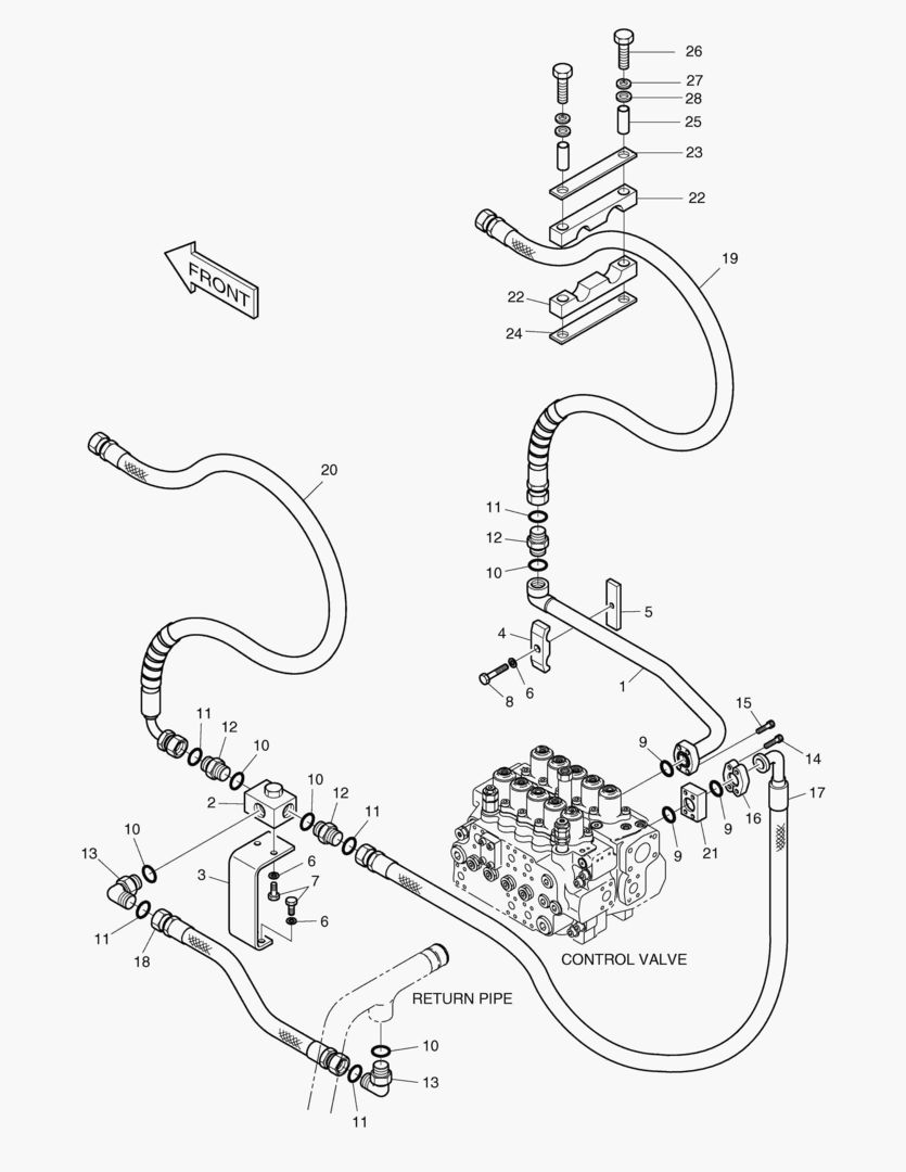6410 MAIN PIPING-ONE & TWO WAY