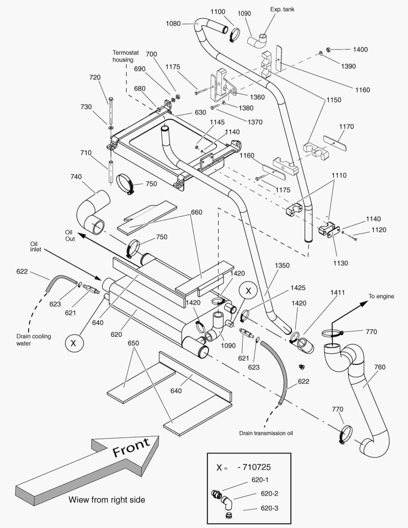 G040-6 TRANSMISSION COOLER