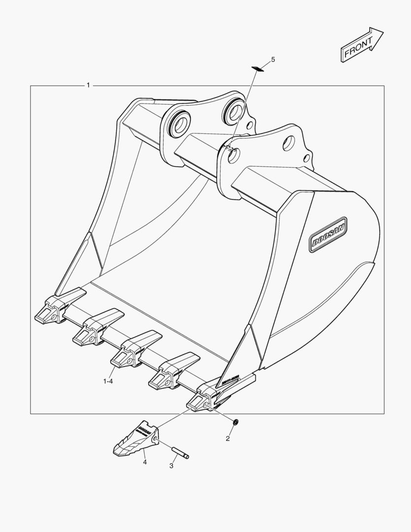 7230 BUCKET ASS`Y - 2.72mВі - H CLASS