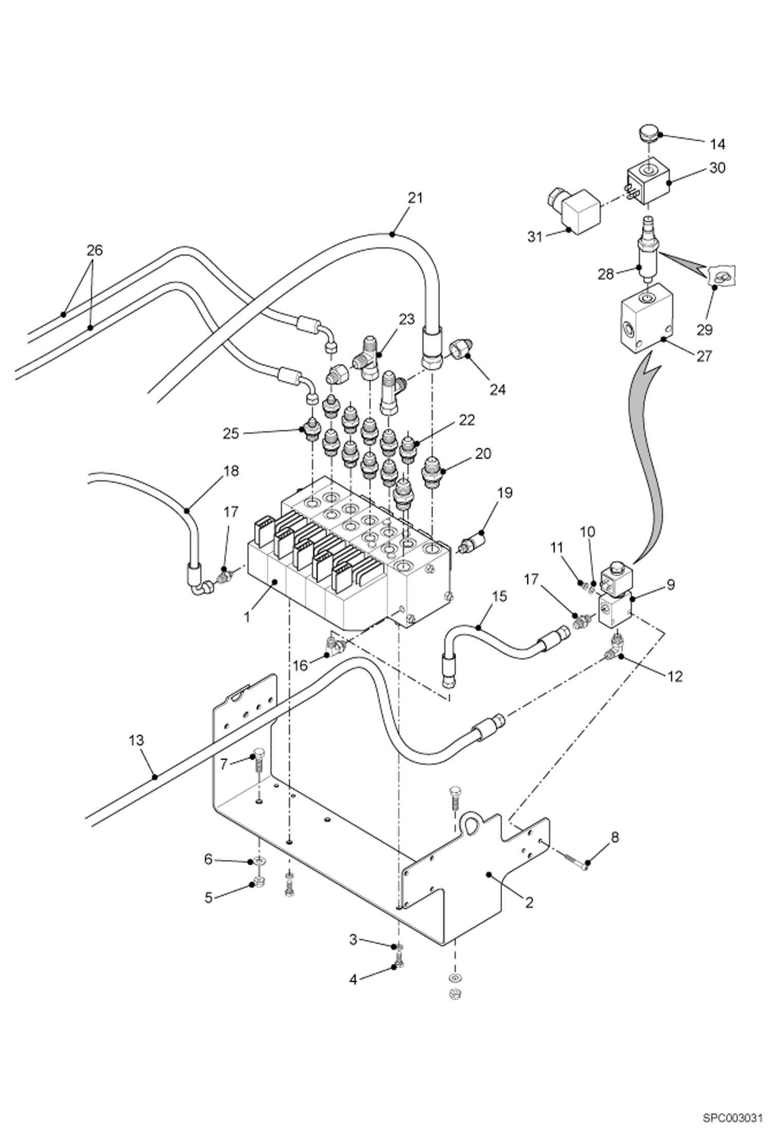 УСТАНОВКА ГИДРАВЛИЧЕСКОГО РЕГУЛИРУЮЩЕГО КЛАПАНА