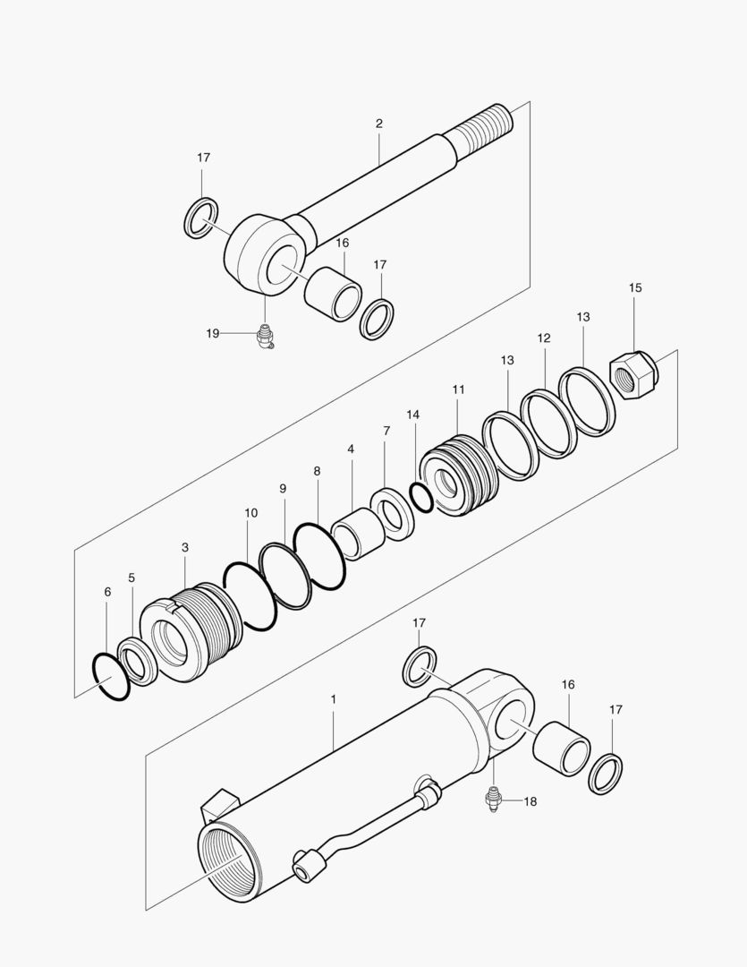 ЦИЛИНДР БУЛЬДОЗЕРА-1300 мм