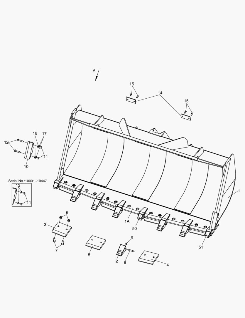 5100 BUCKET ASS`Y - ROCK