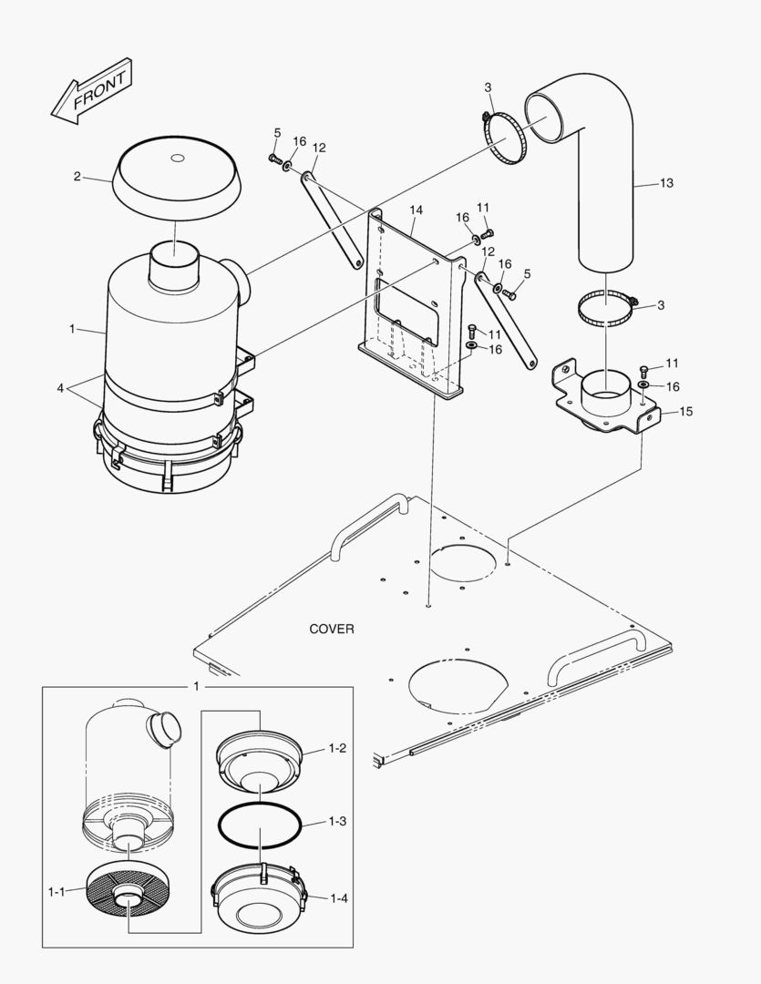 ВОЗДУХООЧИСТИТЕЛЬ - НЕФТЯНАЯ СМАЗКА