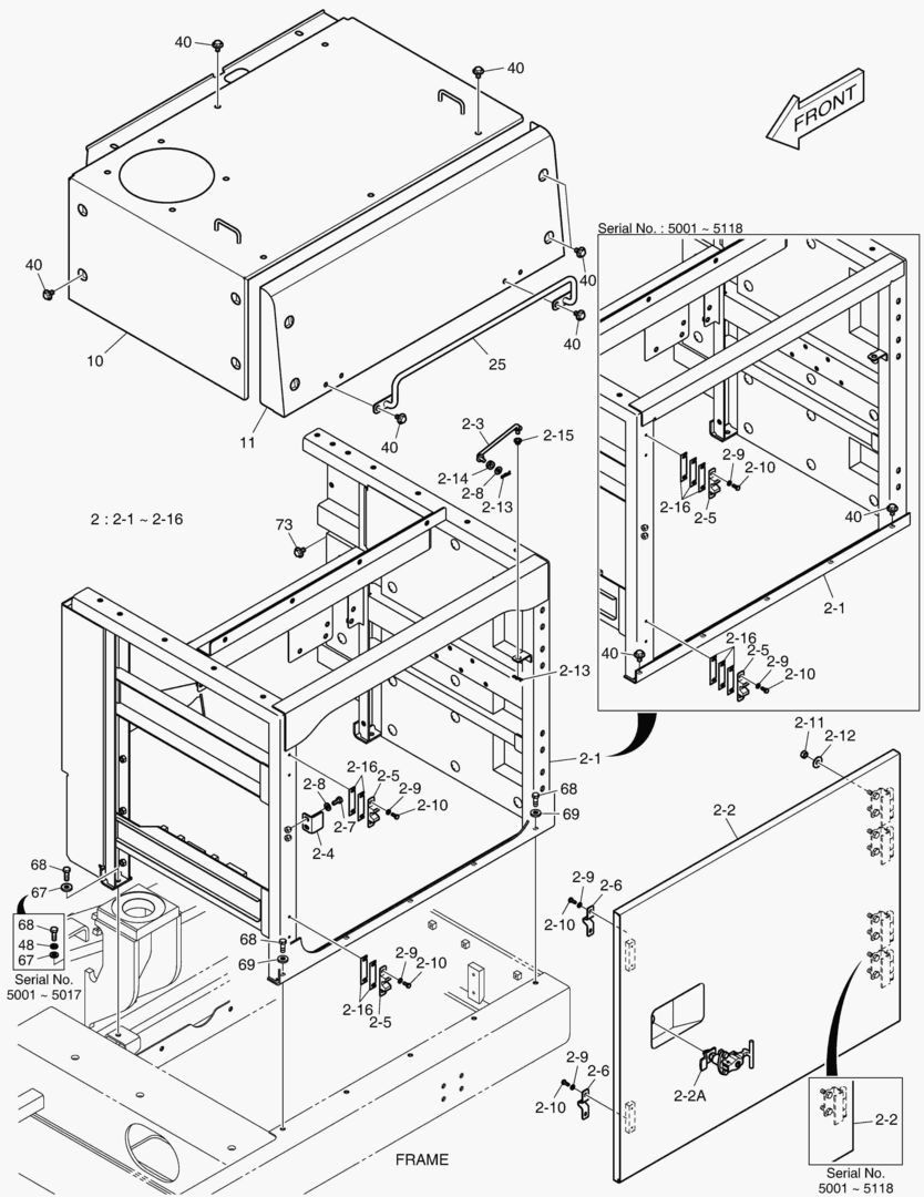 КРЫШКА - МЕСТО НАСОСА