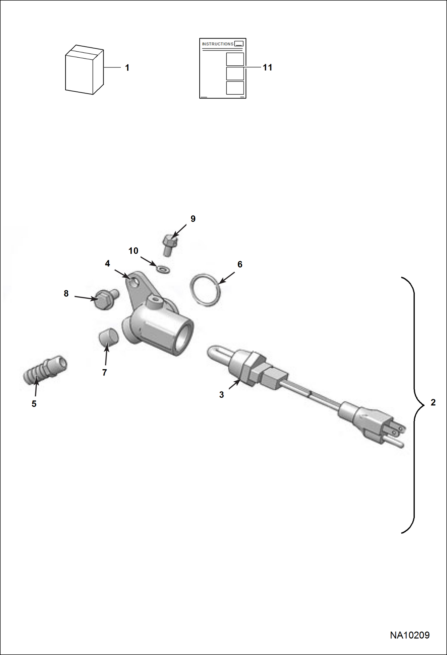 Схема ДИЗЕЛЬНЫЙ КОМПЛЕКТ НАГРЕВАТЕЛЕЙ