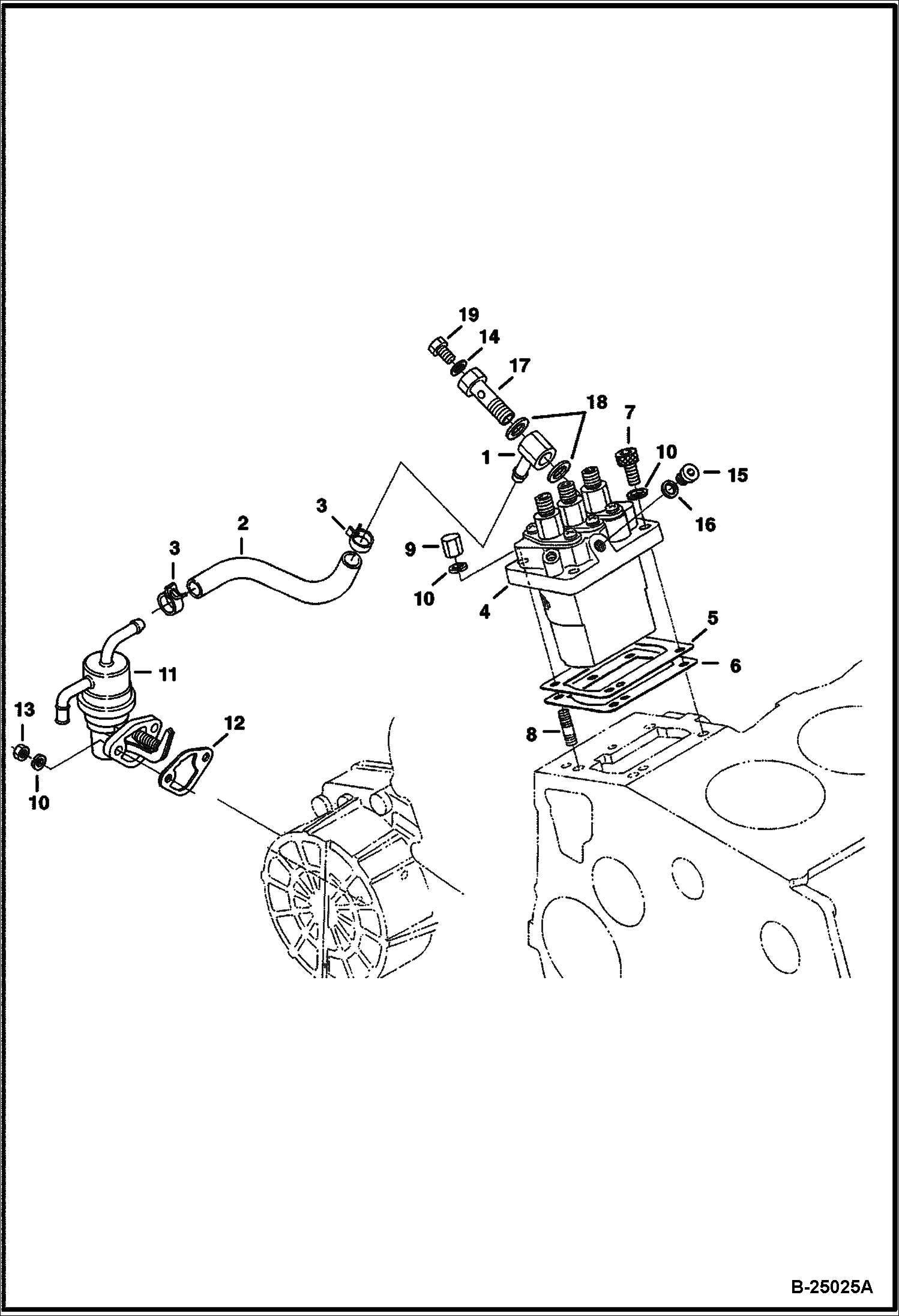 НАСОС ВПРЫСКА И ТОПЛИВНЫЙ НАСОС (KUBOTA - D1005-E3B-BC-3)(TIER IV REPLACEMENT)