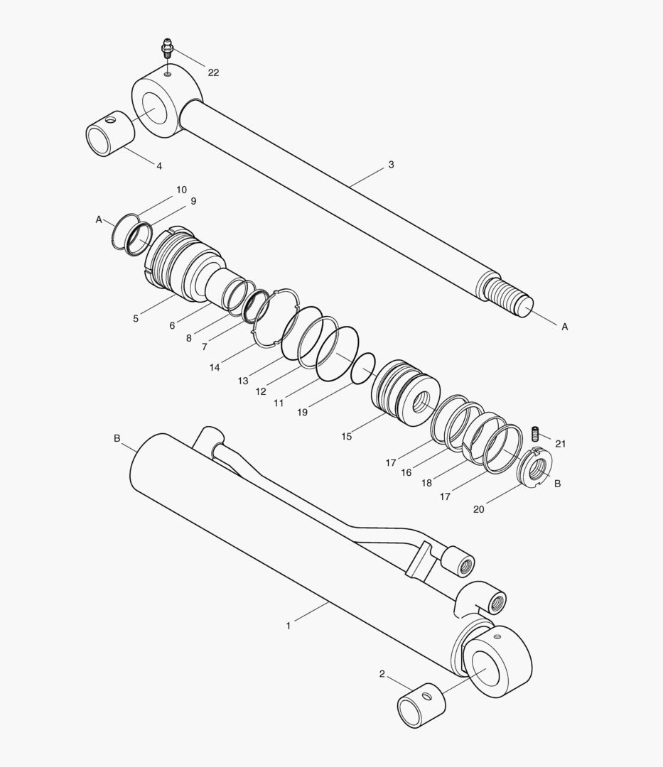 ЦИЛИНДР ПОВОРОТА СТРЕЛЫ