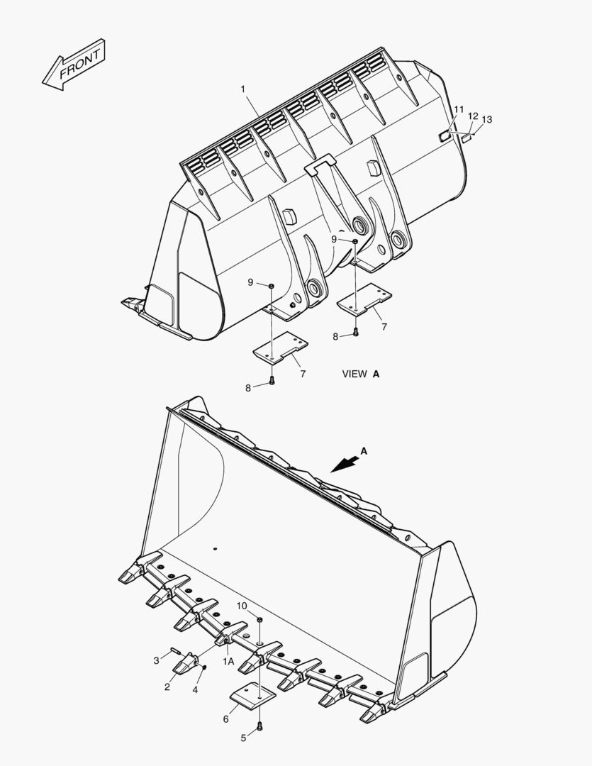5610 BUCKET - 4.5гЋҐ (V-TYPE)