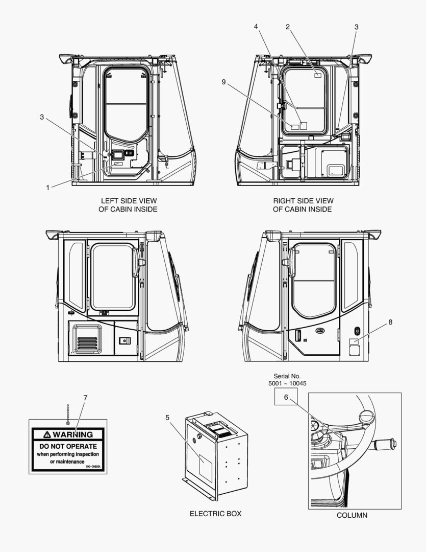 4180 DECAL - CABIN(EXPORT) [5001~10153]