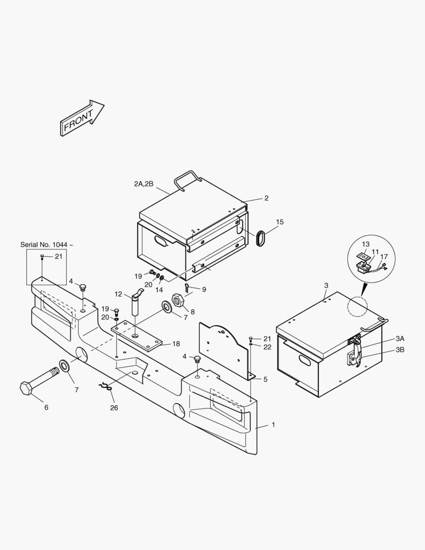 ПРОТИВОВЕС и АККУМУЛЯТОРНАЯ КОРОБКА