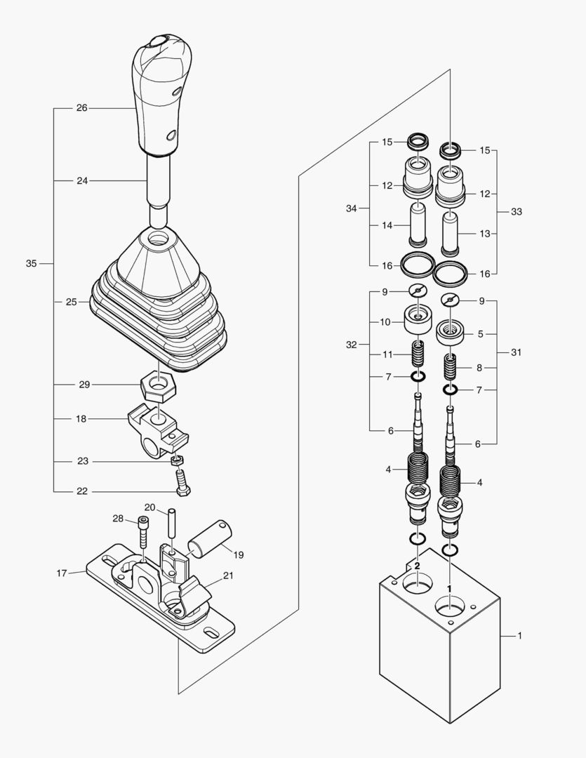 4270 JOYSTICK VALVE - DOZER