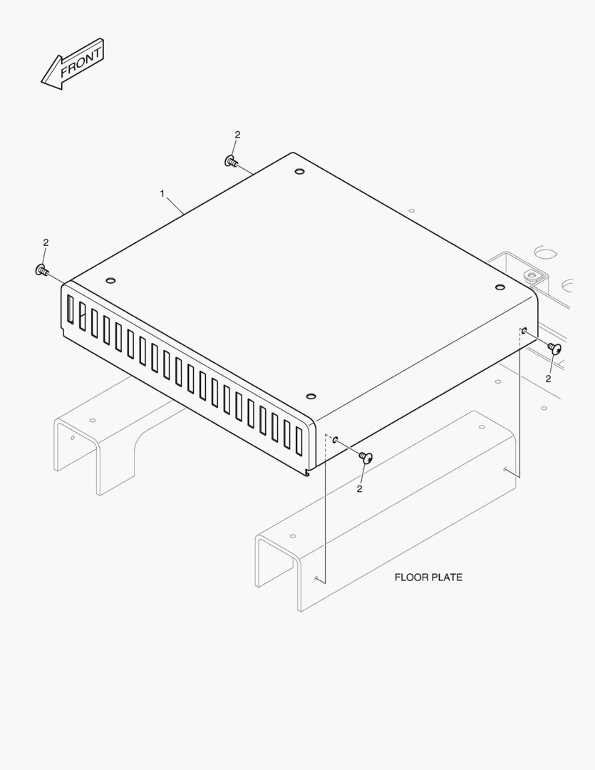 7380 SEAT BASE - ROPS