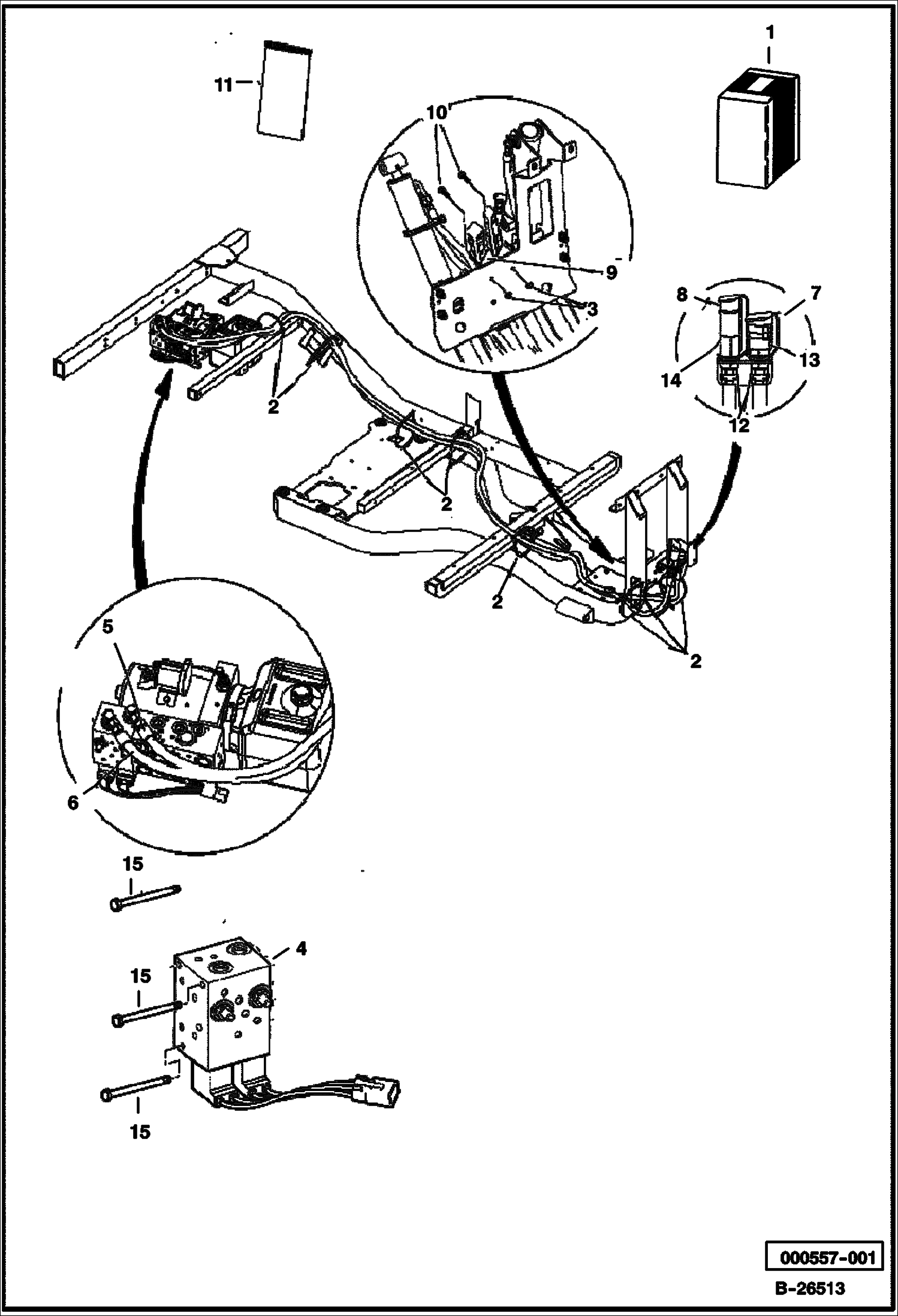 СТАНДАРТНЫЙ КОМПЛЕКТ ПЕРЕОБОРУДОВАНИЯ ДОПОЛНИТЕЛЬНОЙ ГИДРАВЛИЧЕСКОЙ СИСТЕМЫ