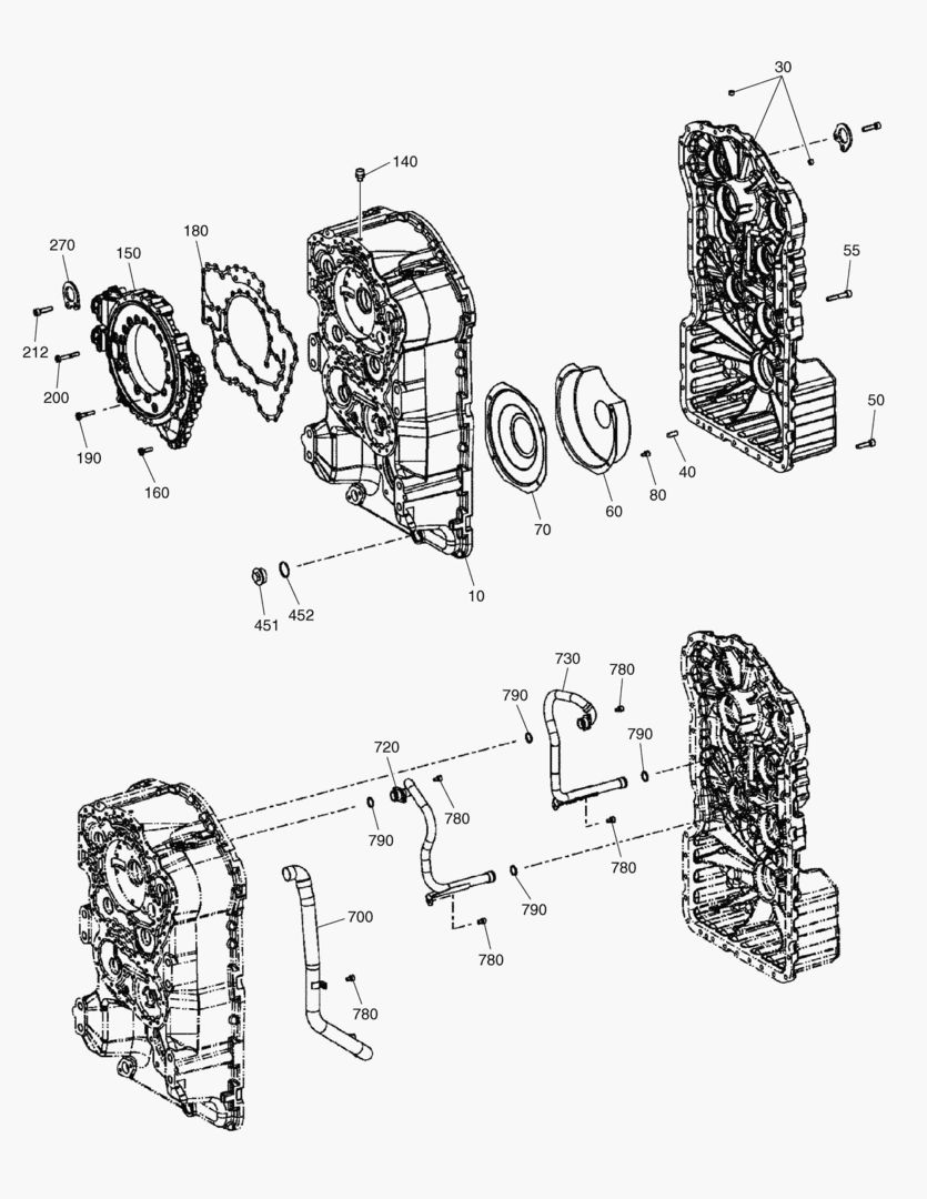 КОРПУС КОРОБКИ ПЕРЕДАЧ